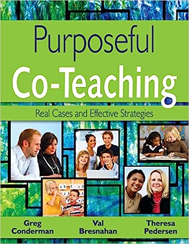 Purposeful Co-Teaching: A Practical Look At How To Create A Co-Teaching Classroom - 3 Credits - 50786 ED 501