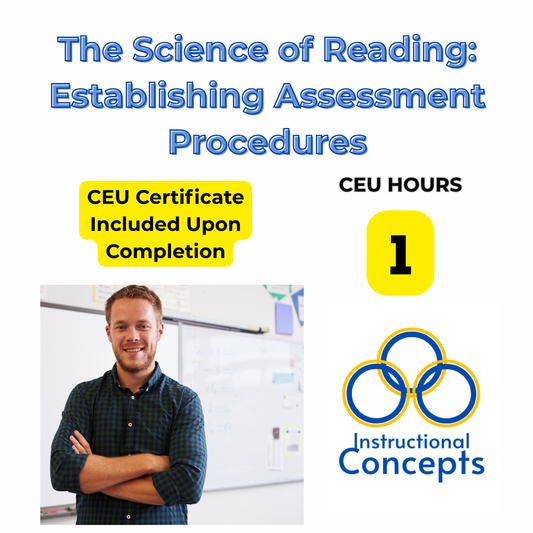 The Science of Reading:  Establishing Assessment Procedures