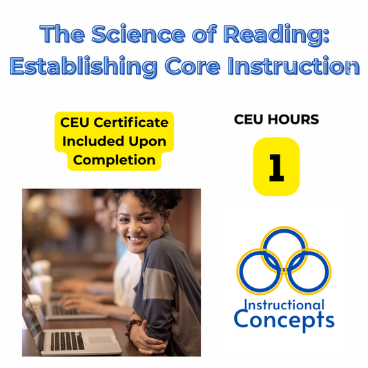 The Science of Reading:  Establishing Core Instruction
